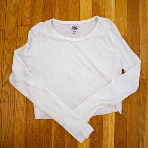 BDG / Urban Outfitters White Long Sleeve Top